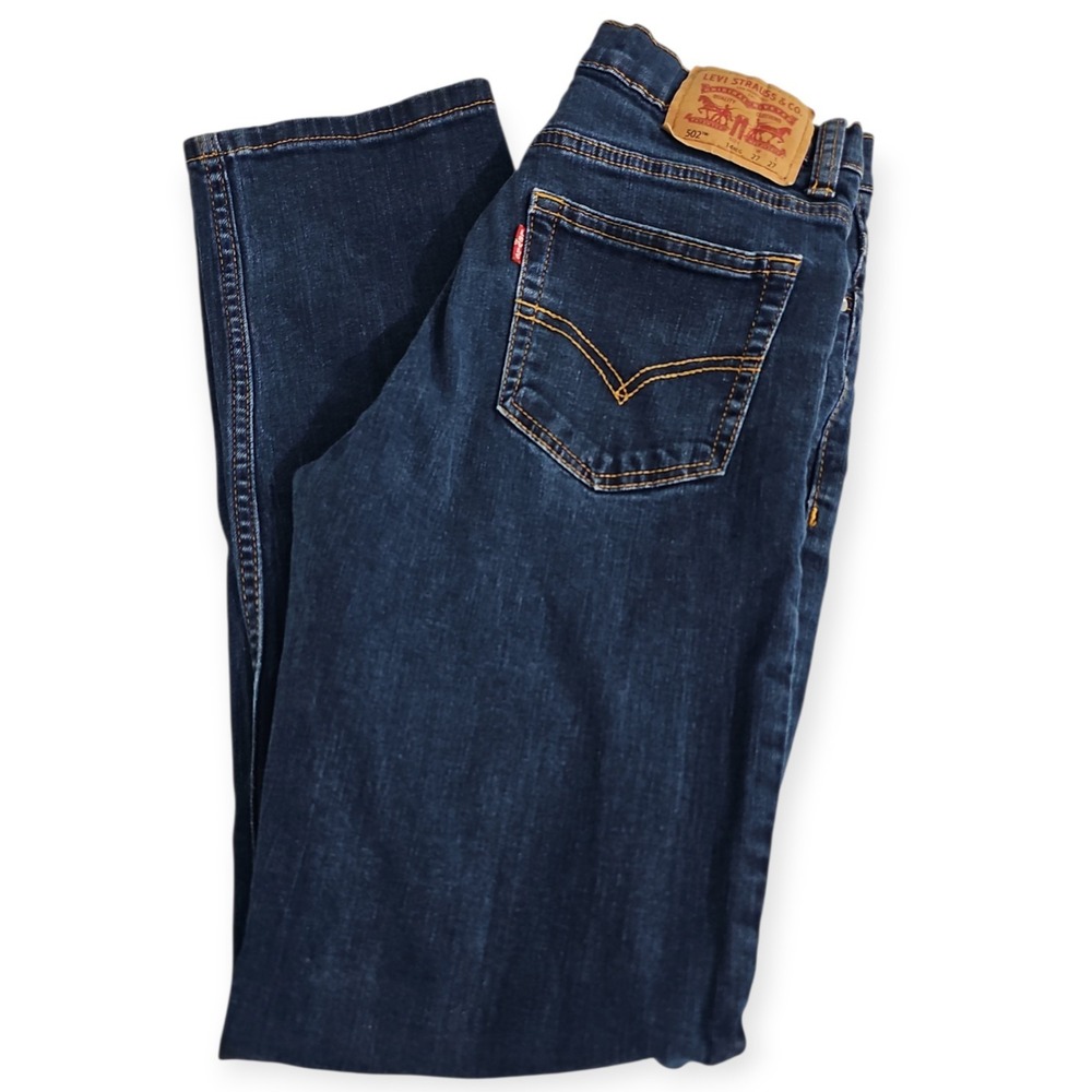 Levi Strauss Levi's 502 14Reg‎ 27 x 27 Kids / Youth Denim Blue Jeans